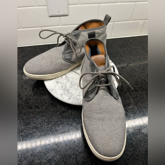 Express Canvas Gray Hightop Size 11 - Picture 7 of 7